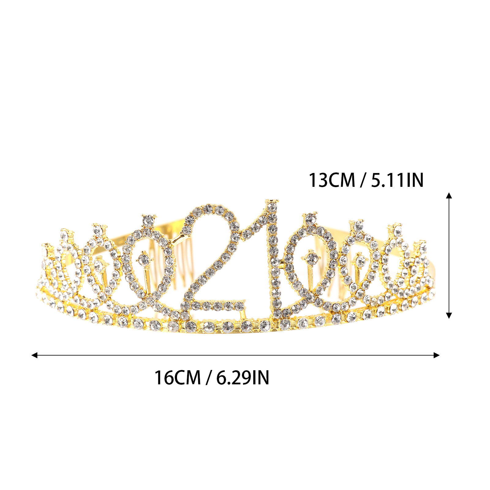 1Set Birthday Crown Glitter Ba - Birthday Sash Glitter recension och pris