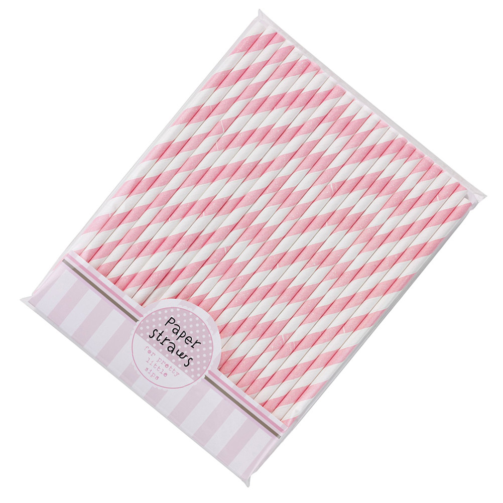 30Pcs Colorful Paper Striped S - Paper Straw Color recension och pris