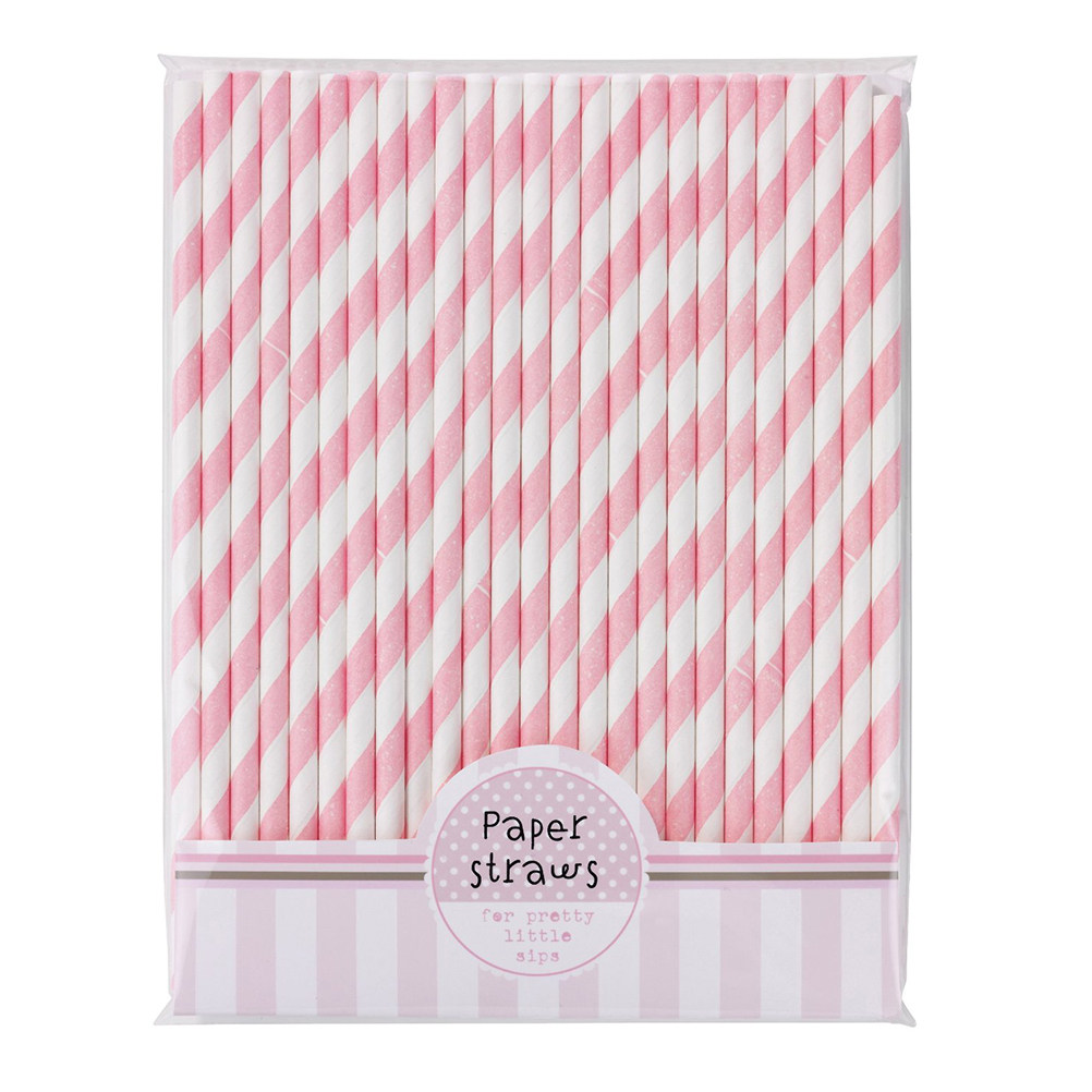 30Pcs Colorful Paper Striped S - Paper Straw Color recension och pris