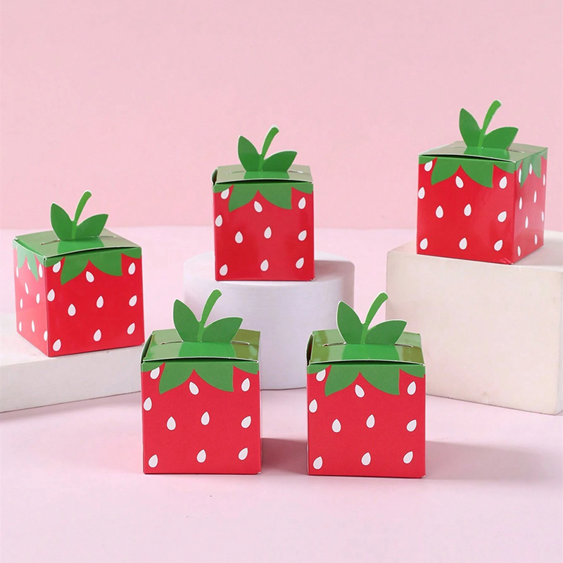 5/10/20pcs Strawberry Party Fa - Event Party Box recension och pris