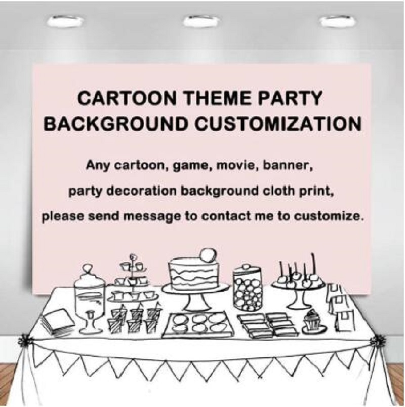 Photography Backdrop Grow Up C - Dessert Table Backdrop recension och pris