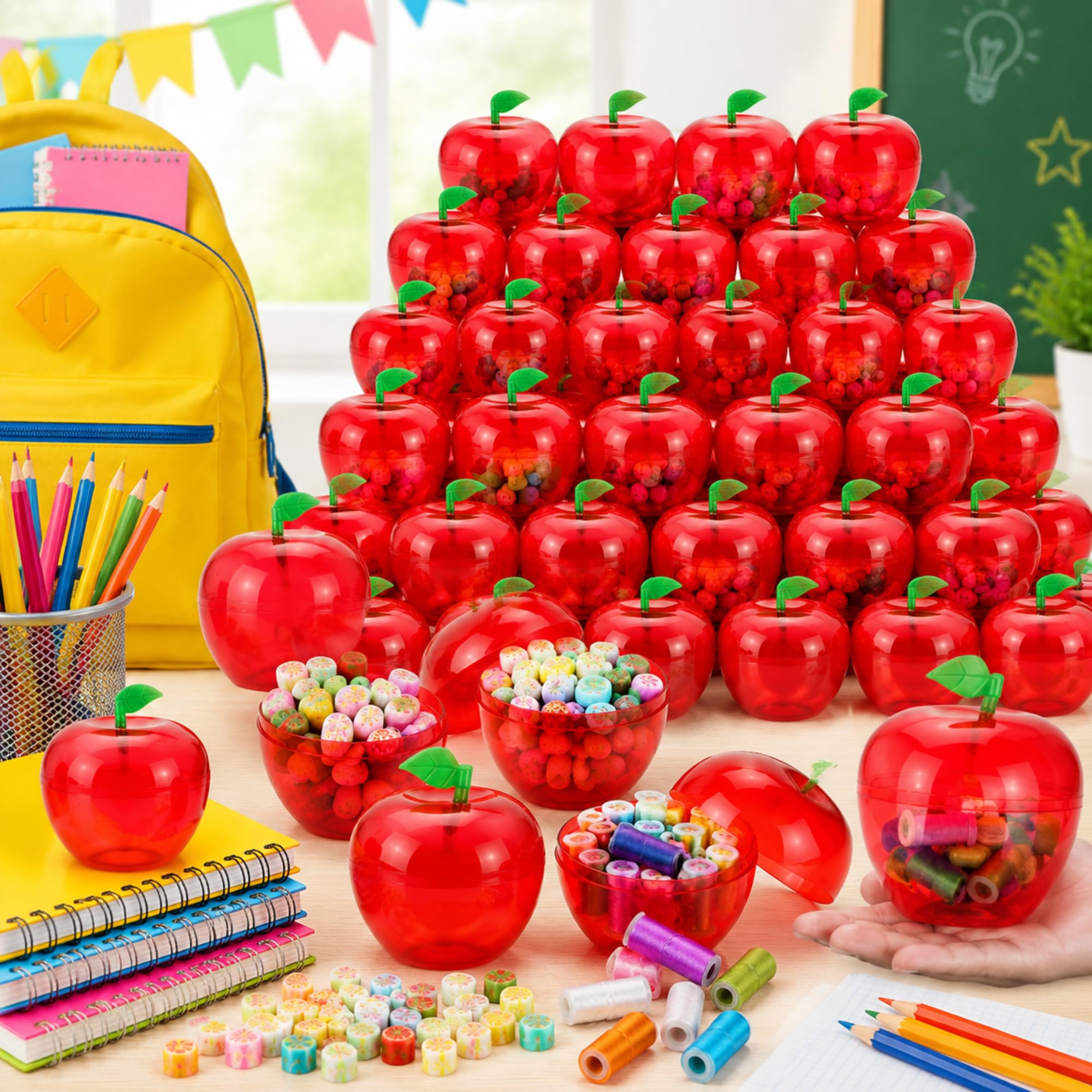 5/10pcs Apple Containers Snow  - Event Party Box recension och pris