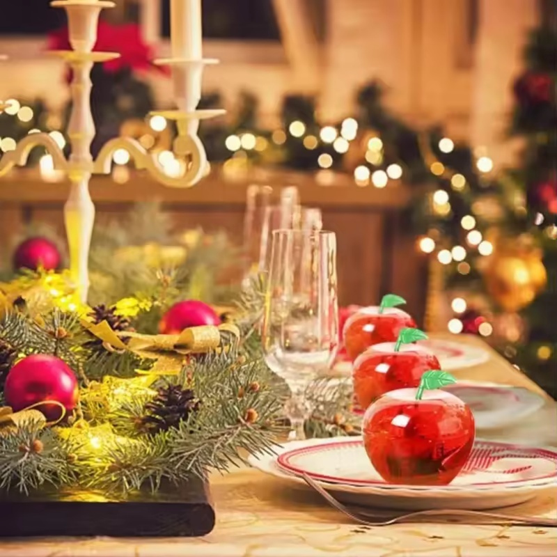 5/10pcs Apple Containers Snow  - Event Party Box recension och pris