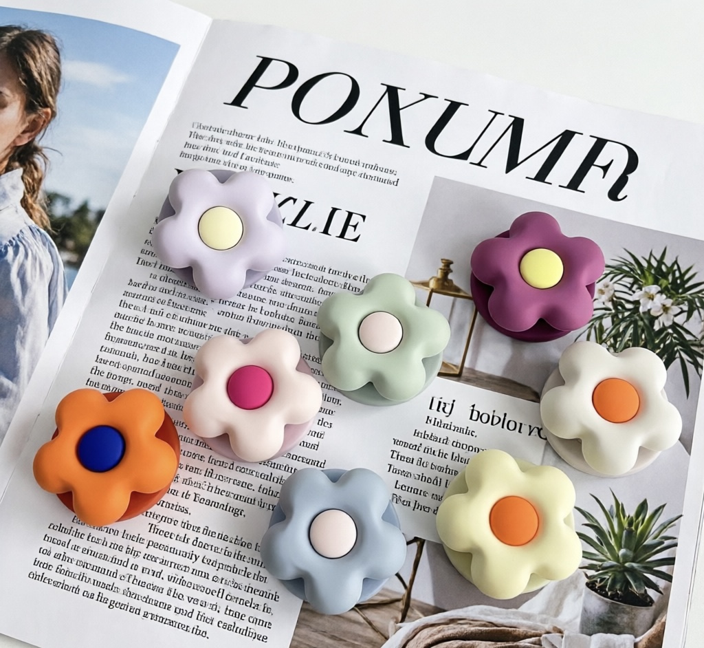 Cute Matte Flower Silicone Pho - Event Support recension och pris