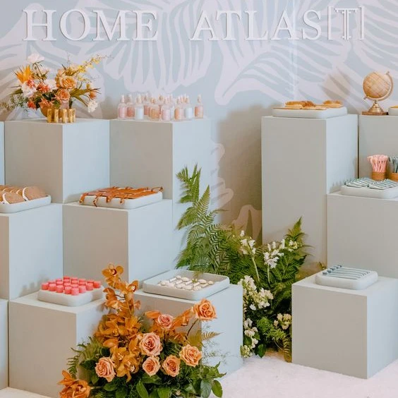 Dessert Table Cake Stand Birth - Dessert Table Backdrop recension och pris