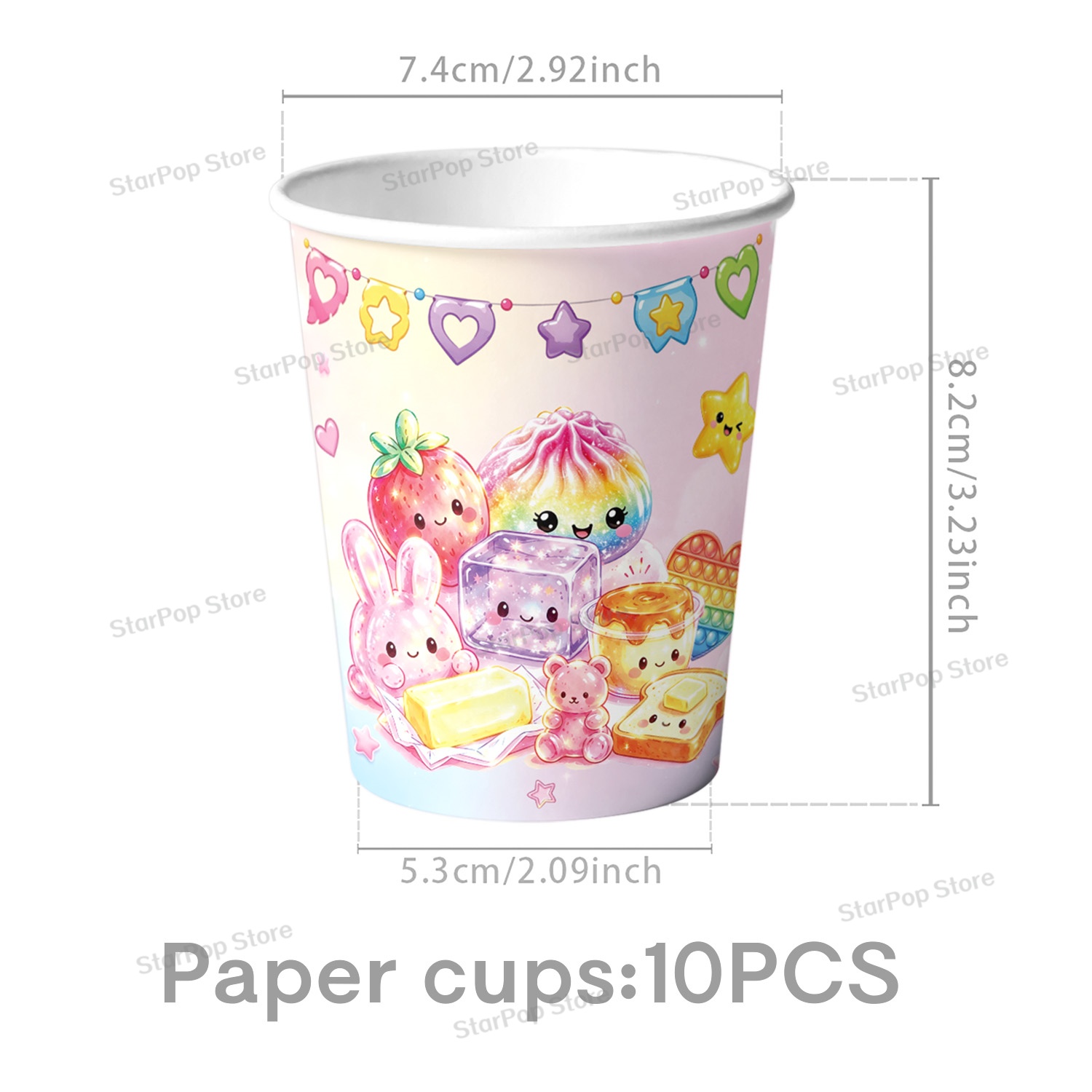 Squishy Dumpling Birthday Part - Table Cloth Disposable recension och pris
