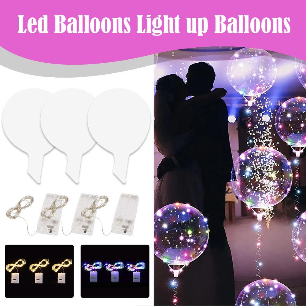 3 Pcs Led Balloons Light Up Ba - Led Balloon Light recension och pris