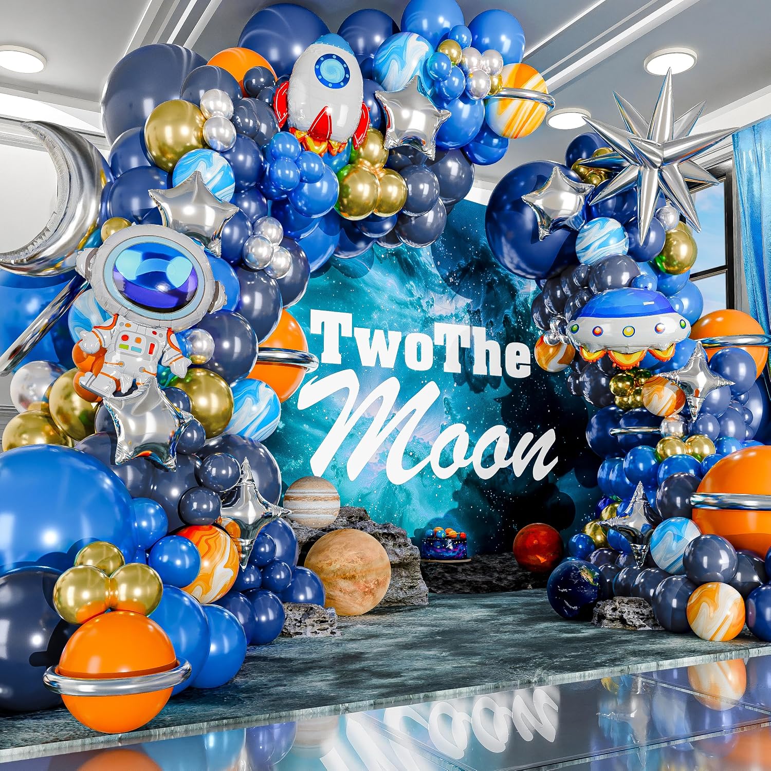 The Outer Space To The Moon Bl - Balloon Arch Kit recension och pris