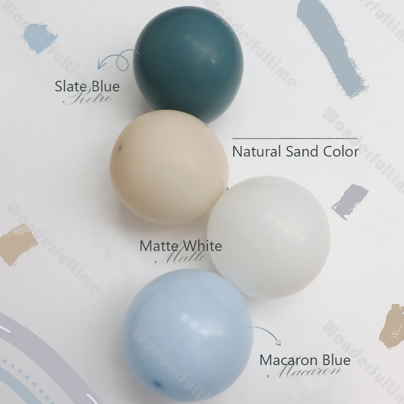 5/10/12/18inch Blue Balloons B - Balloon Arch Kit recension och pris