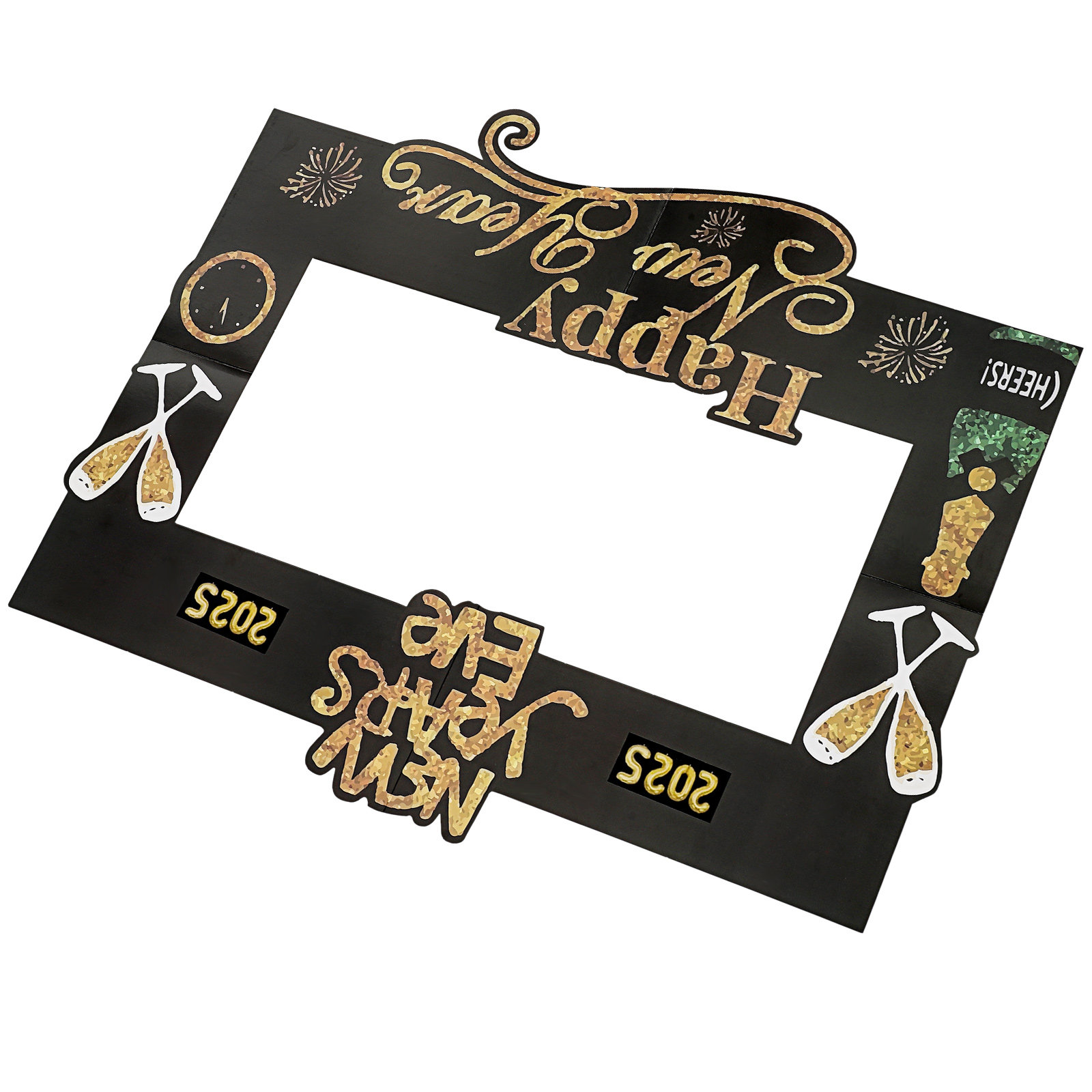2025 New Year Photo Prop Handh - Photo Booth Frame recension och pris