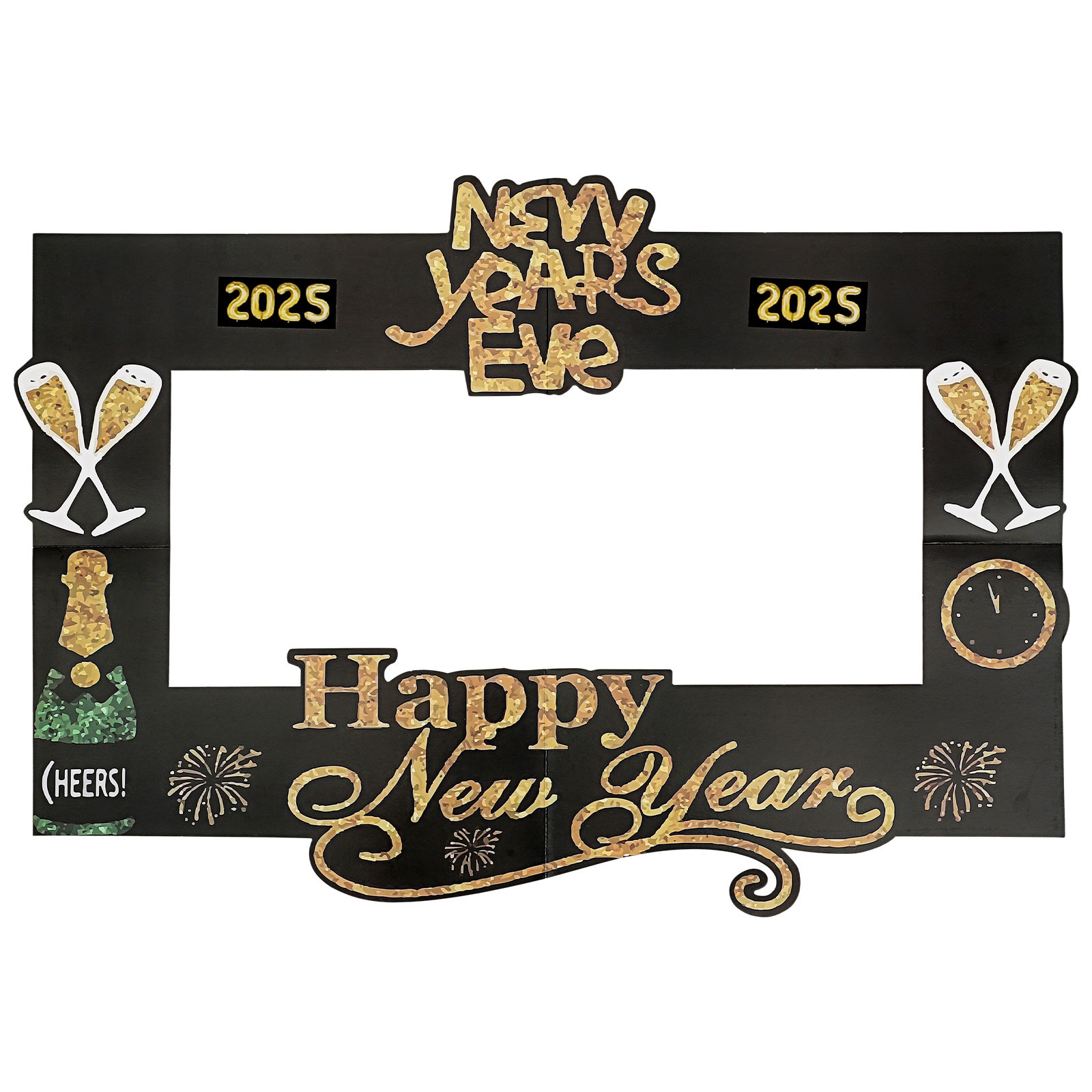 2025 New Year Photo Prop Handh - Photo Booth Frame recension och pris