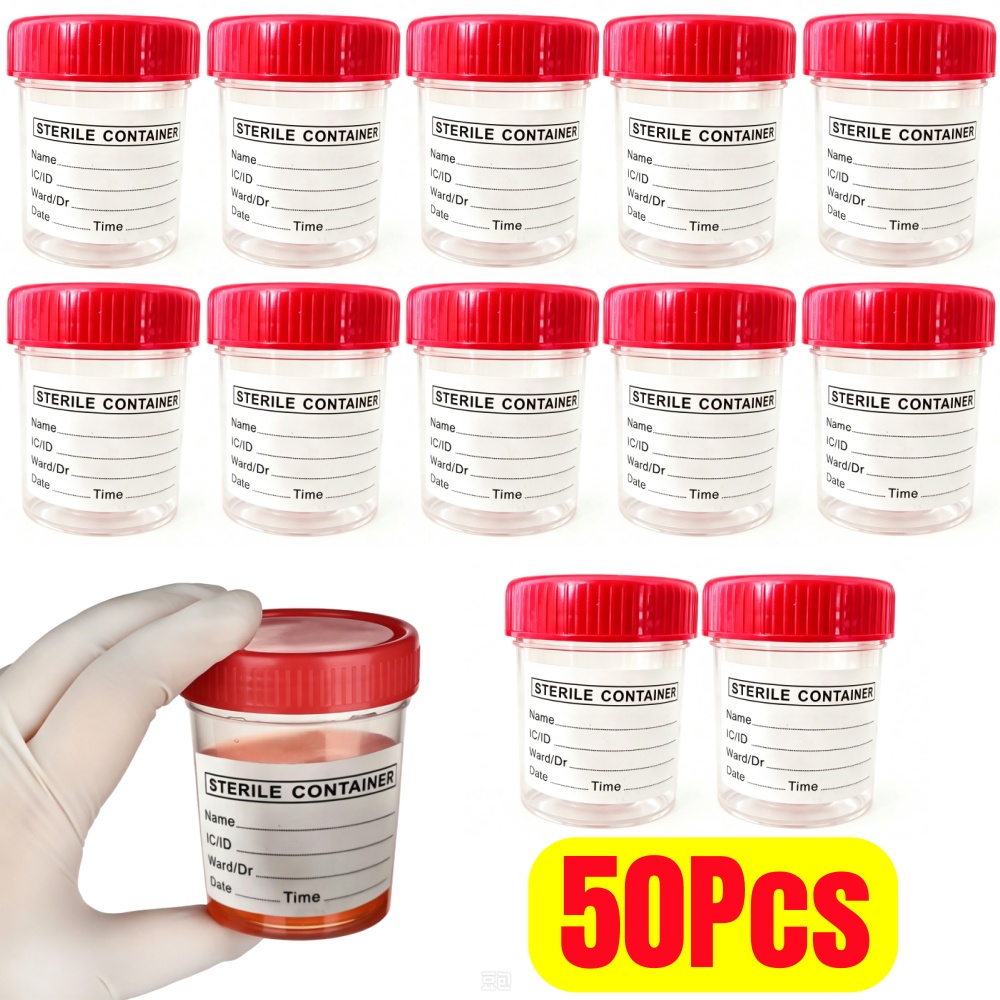 50pcs Disposable Plastic Urine - Plastic Cup 50Pcs recension och pris